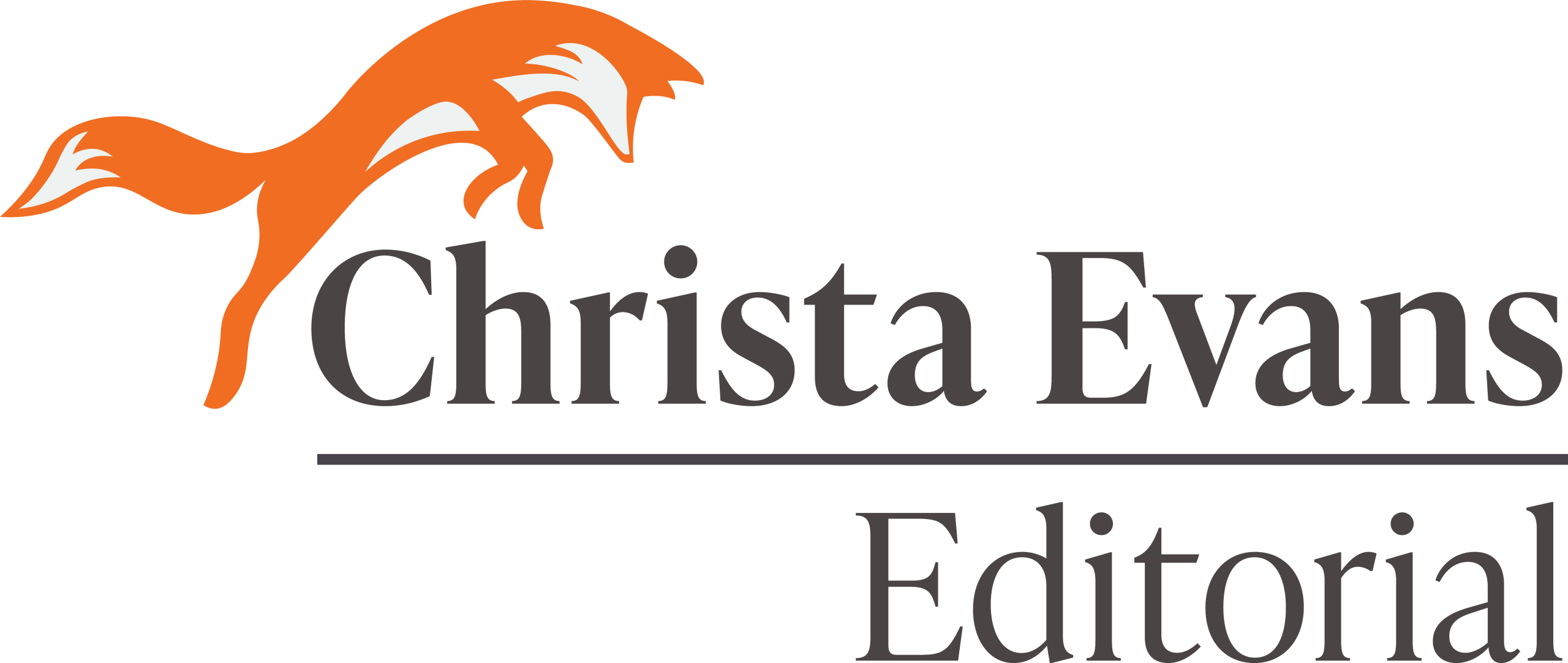 Christa Evans Editorial horizontal logo
